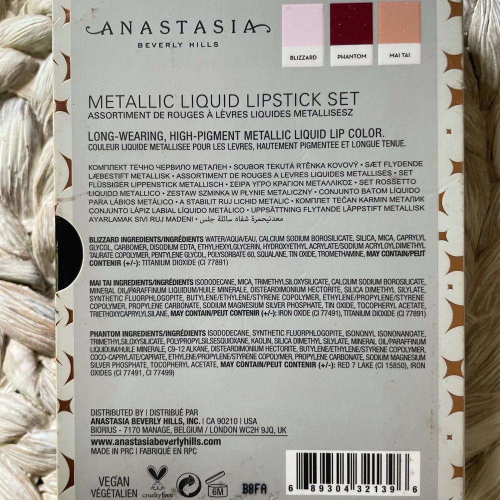 ABH Limited Edition Metallic Liquid Lipstick Set - Picture 3 of 6